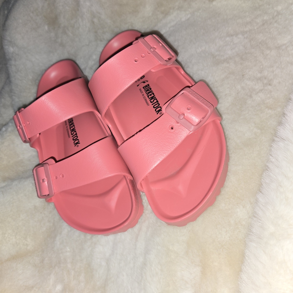 Birkenstock Pink Slide Sandals